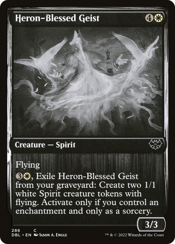 {C} Heron-Blessed Geist [Innistrad: Double Feature][DBL 286]