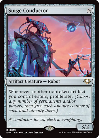 {@@ EOC R} Surge Conductor [Edge of Eternities Commander][EOC 019]