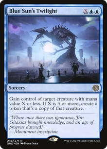 {R} Blue Sun's Twilight [Phyrexia: All Will Be One][ONE 043]