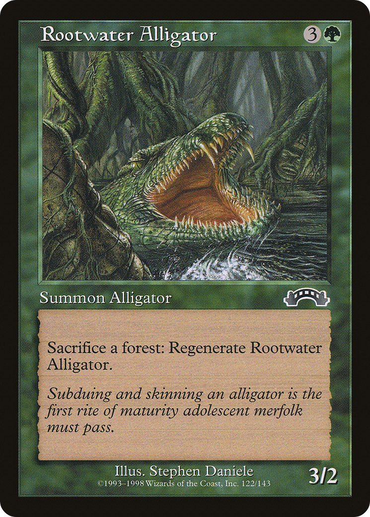 {C} Rootwater Alligator [Exodus][EXO 122]