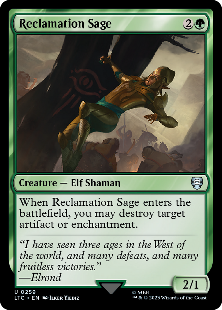 {C} Reclamation Sage [The Lord of the Rings: Tales of Middle-Earth Commander][LTC 259]