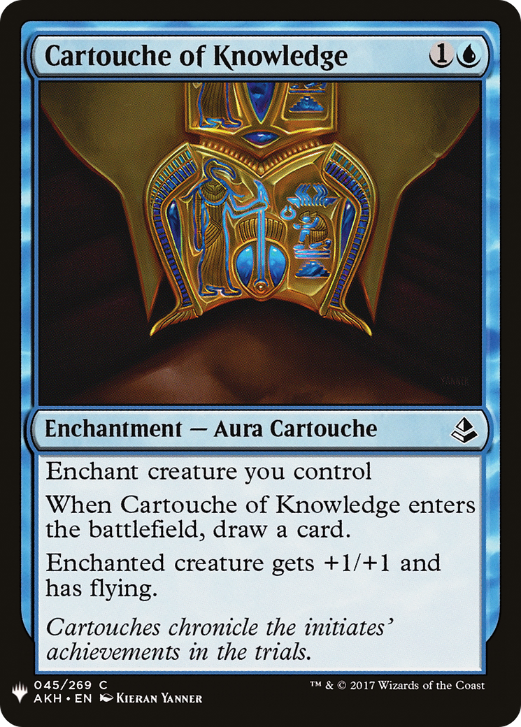 {C} Cartouche of Knowledge [Mystery Booster][LS AKH 045]