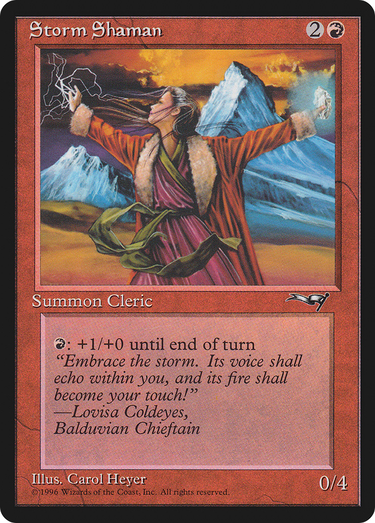 {C} Storm Shaman (Female) [Alliances][ALL 081]