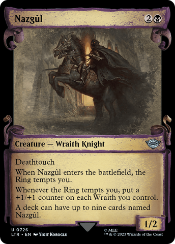 {C} Nazgul (0726) [The Lord of the Rings: Tales of Middle-Earth Showcase Scrolls][LTR 726]