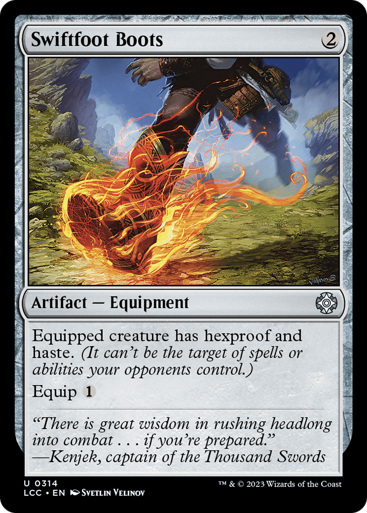 {C} Swiftfoot Boots [The Lost Caverns of Ixalan Commander][LCC 314]