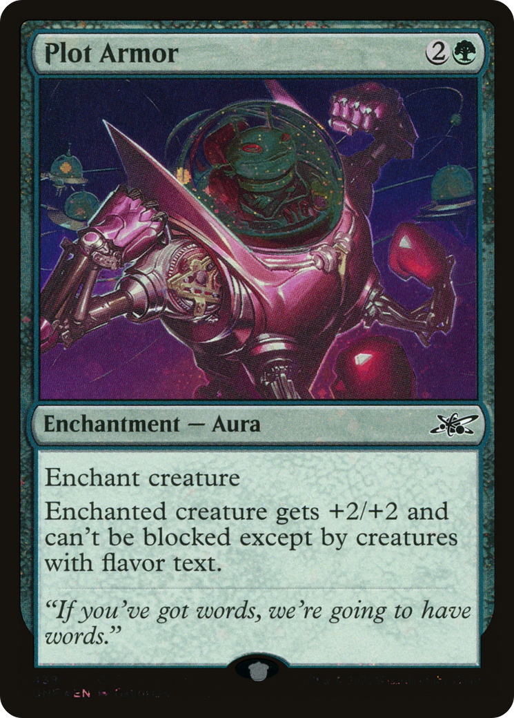 {C} Plot Armor (Galaxy Foil) [Unfinity][UNF 438]