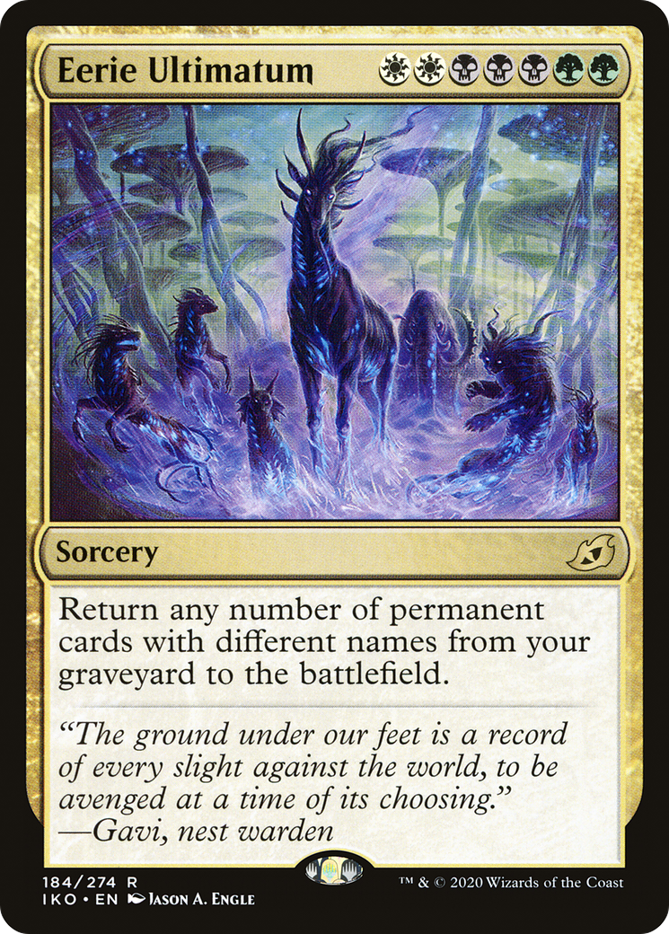 {R} Eerie Ultimatum [Ikoria: Lair of Behemoths][IKO 184]