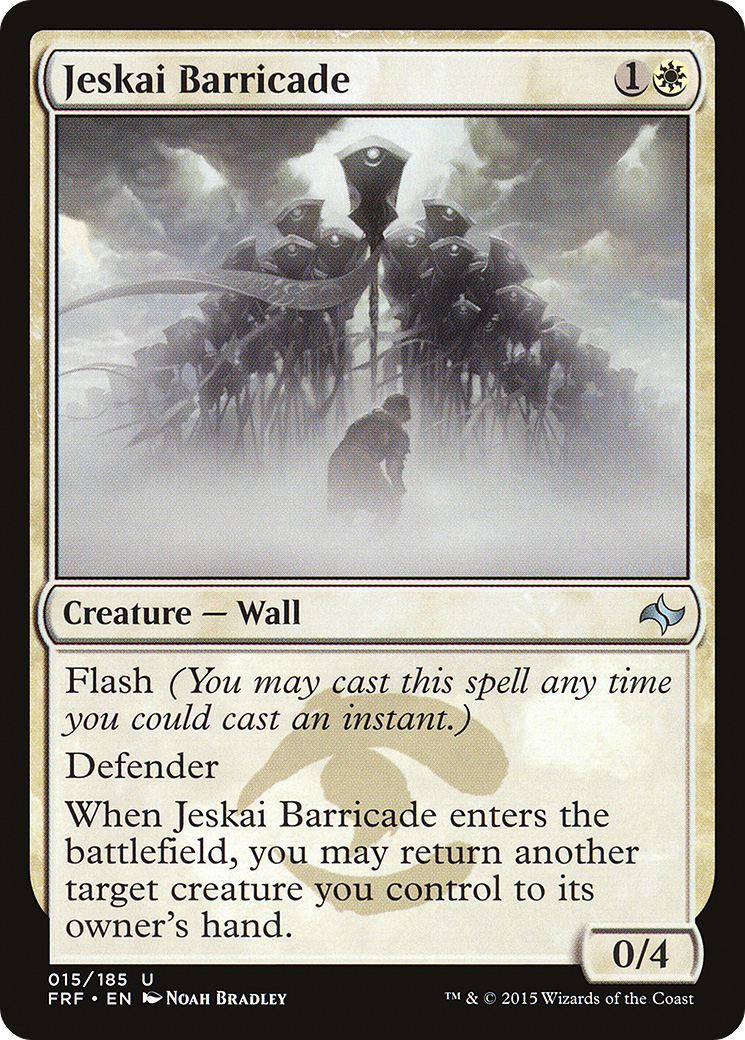 {C} Jeskai Barricade [Fate Reforged][FRF 015]