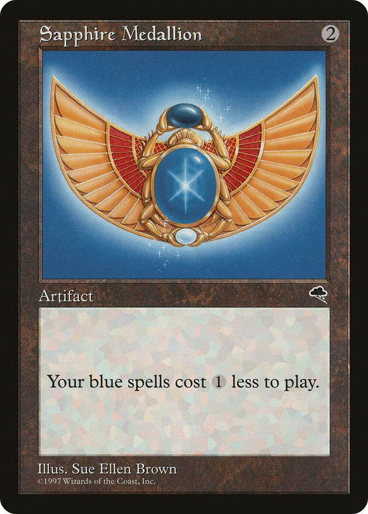 {R} Sapphire Medallion [Tempest][TMP 306]