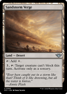 {@C} Sandstorm Verge [OTJ 263]