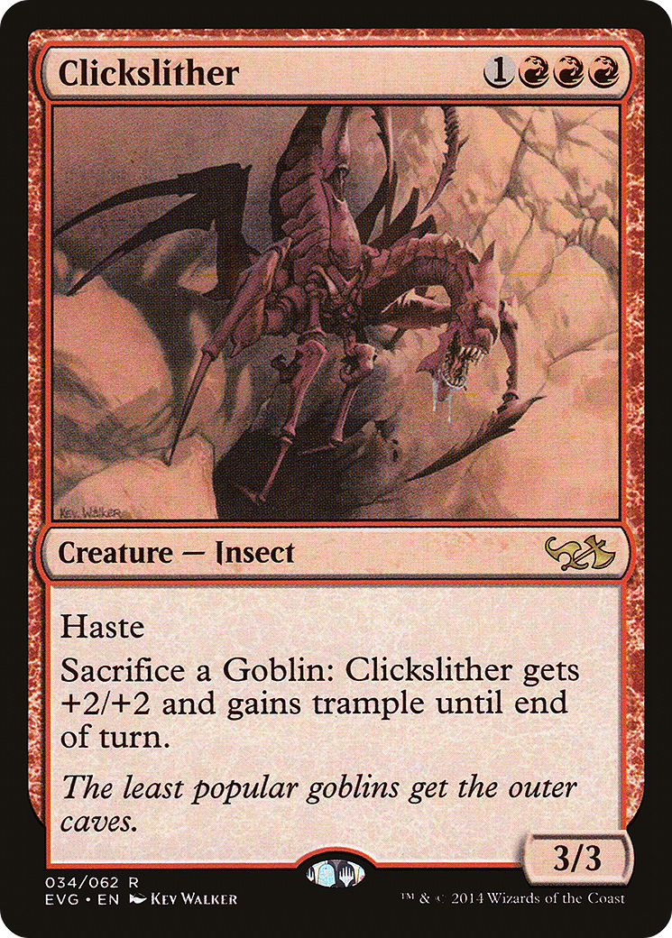 {R} Clickslither (Elves vs. Goblins) [Duel Decks Anthology][EVG 034]