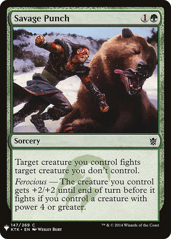 {C} Savage Punch [Mystery Booster][LS KTK 147]