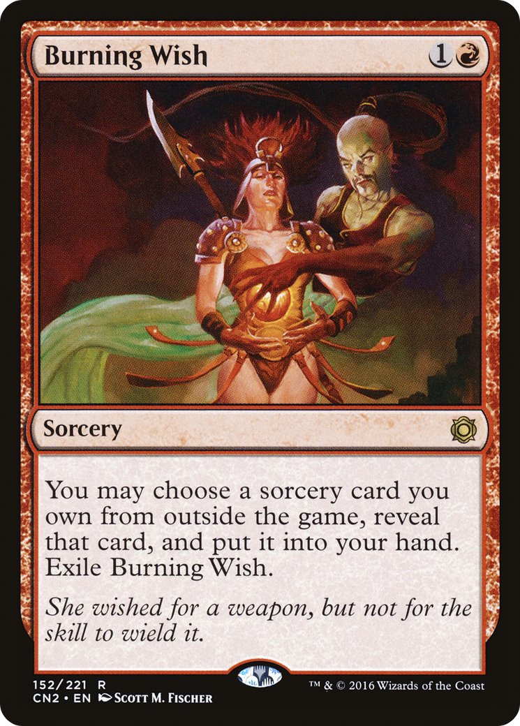 {R} Burning Wish [Conspiracy: Take the Crown][CN2 152] - Misty Mountain Games