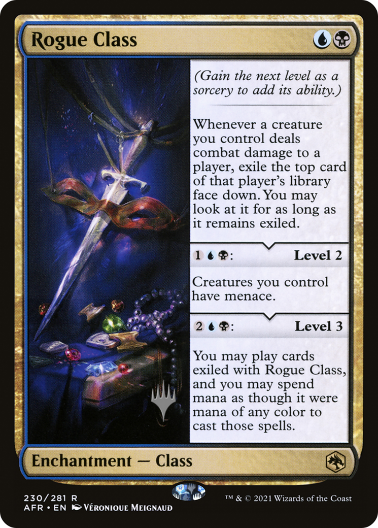 {R} Rogue Class (Promo Pack) [Dungeons & Dragons: Adventures in the Forgotten Realms Promos][PP AFR 230]