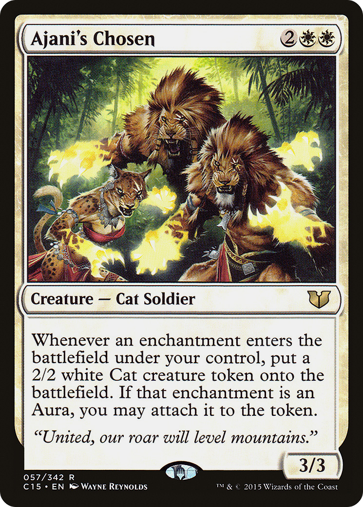 {R} Ajani's Chosen [Commander 2015][C15 057] - Misty Mountain Games