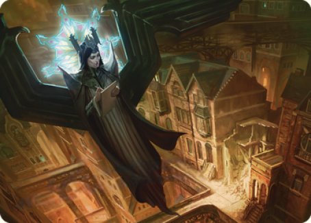 {A} Angelic Sleuth Art Card [Streets of New Capenna Art Series][ASNC 048]