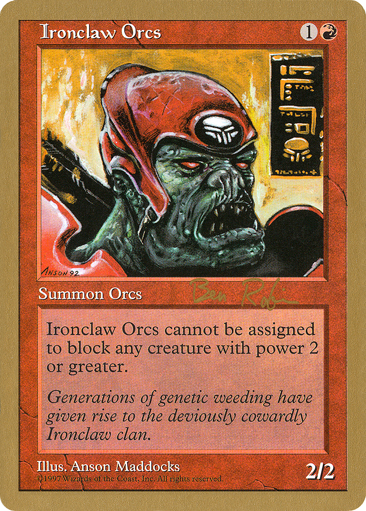 {C} Ironclaw Orcs (Ben Rubin) [World Championship Decks 1998][GB WC98 BR245]