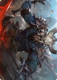 {A} Frenzied Raider Art Card [Kaldheim Art Series][AKHM 034]