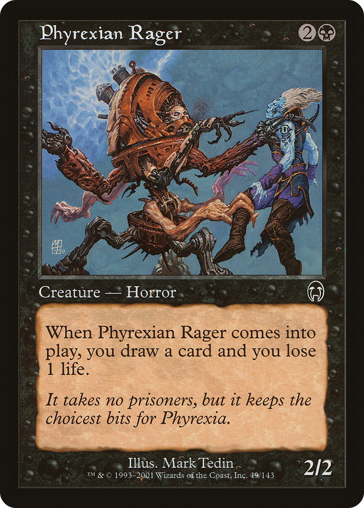 {C} Phyrexian Rager [Apocalypse][APC 049]