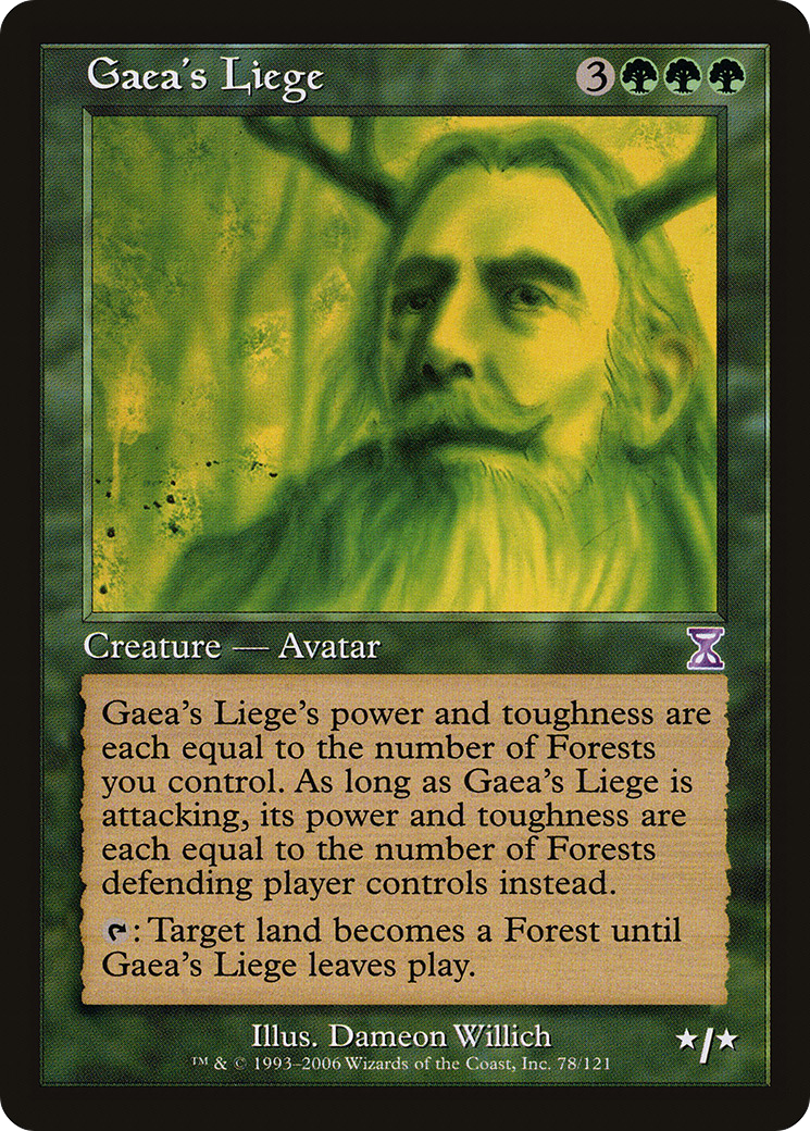 {R} Gaea's Liege [Time Spiral Timeshifted][TSB 078] - Misty Mountain Games