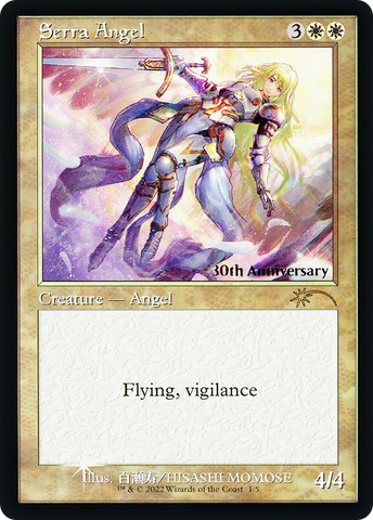 {R} Serra Angel (Retro) [30th Anniversary History Promos][JA P30H 001]