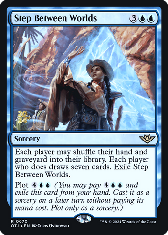 {@R} Step Between Worlds [Outlaws of Thunder Junction Prerelease Promos][PR OTJ 070]