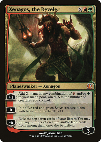 {R} Xenagos, the Reveler [Theros][THS 209]