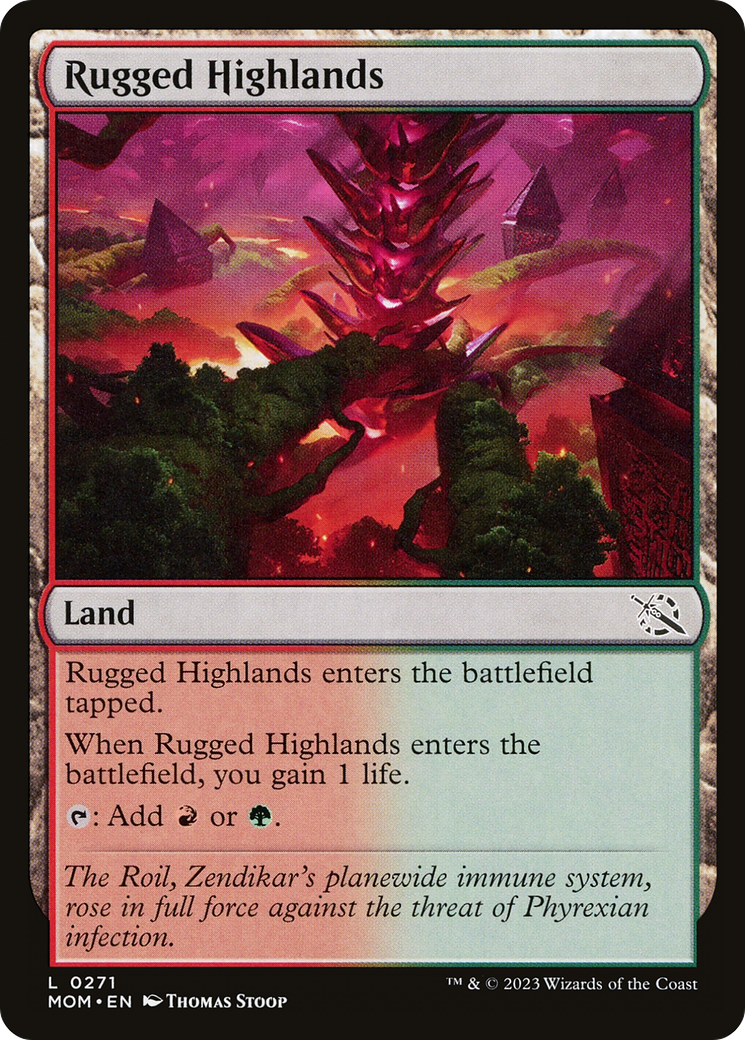 {C} Rugged Highlands [March of the Machine][MOM 271]