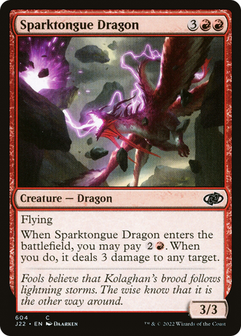 {C} Sparktongue Dragon [Jumpstart 2022][J22 604]