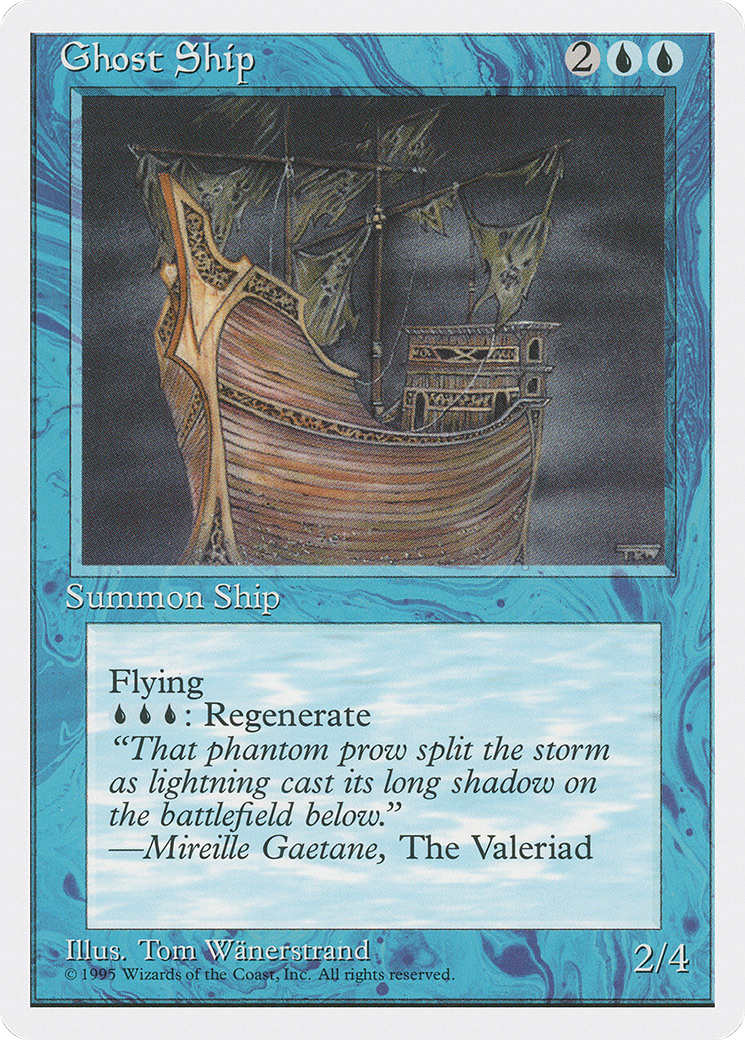 {C} Ghost Ship [Fourth Edition][4ED 075]