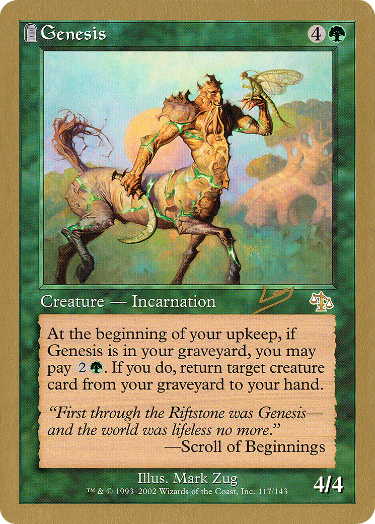 {R} Genesis (Raphael Levy) [World Championship Decks 2002][GB WC02 RL117]