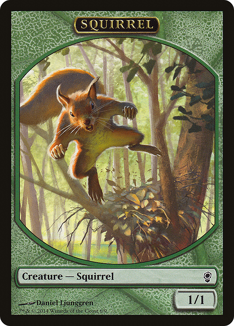 {T} Squirrel Token [Conspiracy Tokens][TCNS 006] - Misty Mountain Games