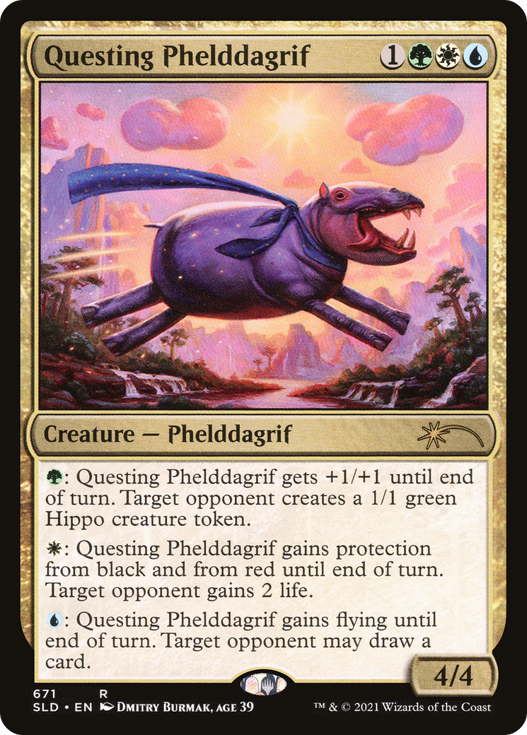 {R} Questing Phelddagrif (671) [Secret Lair Drop Promos][SLD 671]