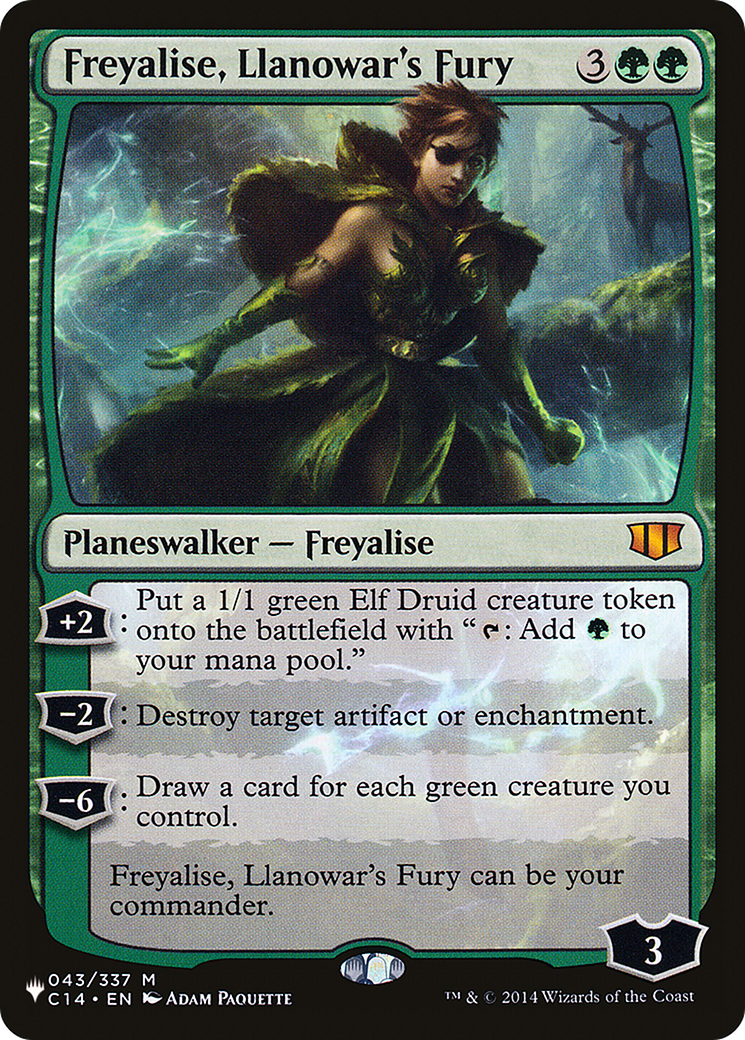 Freyalise, Llanowar's Fury [LIST 043/337]