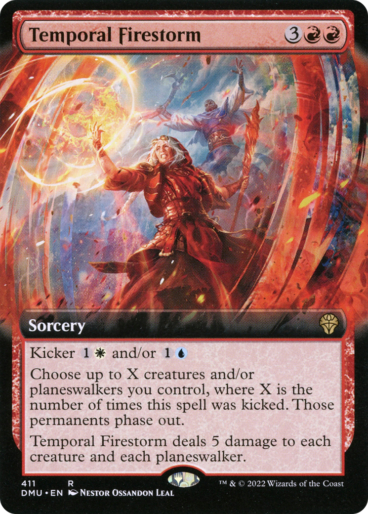 {R} Temporal Firestorm (Extended Art) [Dominaria United][DMU 411]