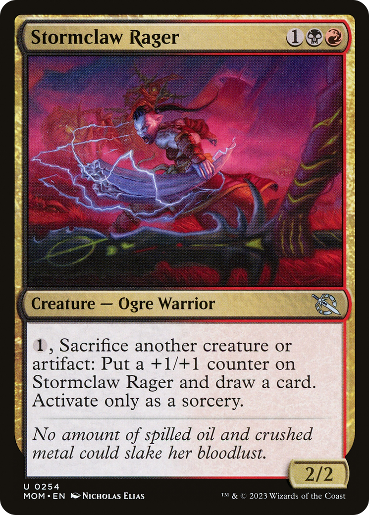 {C} Stormclaw Rager [March of the Machine][MOM 254]