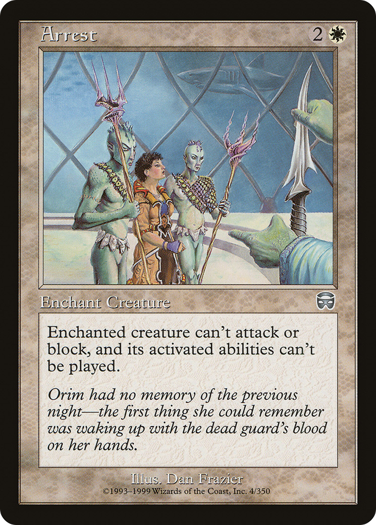 {C} Arrest [Mercadian Masques][MMQ 004]