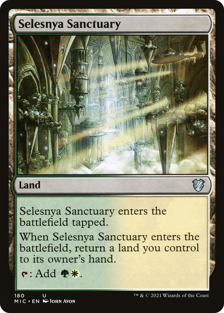 {C} Selesnya Sanctuary [Innistrad: Midnight Hunt Commander][MIC 180]