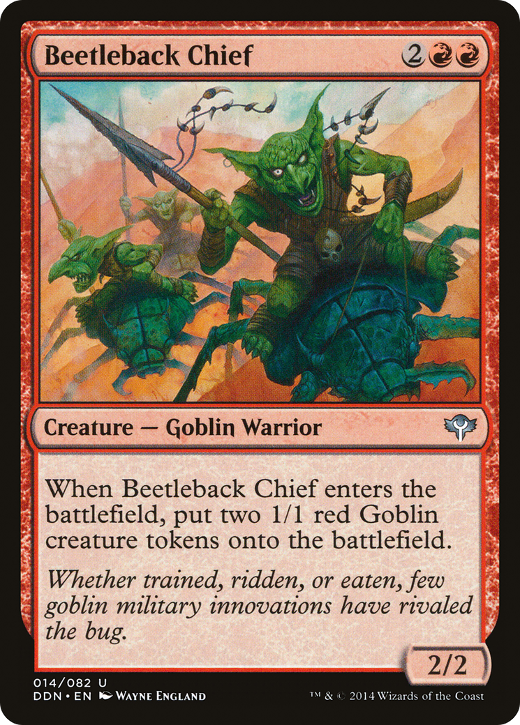 {C} Beetleback Chief [Duel Decks: Speed vs. Cunning][DDN 014]