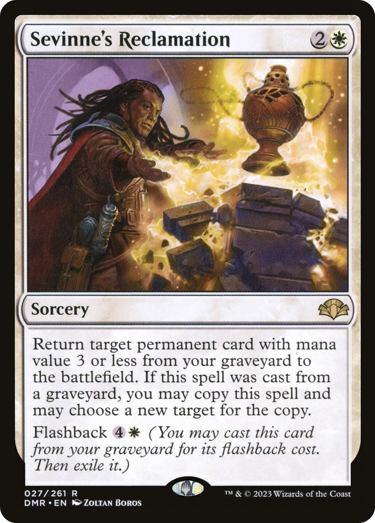 {R} Sevinne's Reclamation [Dominaria Remastered][DMR 027]
