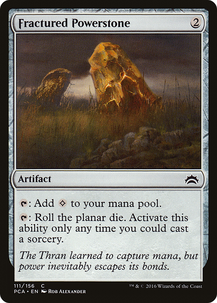 {C} Fractured Powerstone [Planechase Anthology][PCA 111]