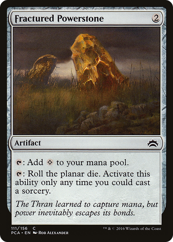 {C} Fractured Powerstone [Planechase Anthology][PCA 111]