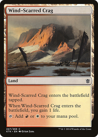 {C} Wind-Scarred Crag [Khans of Tarkir][KTK 247]