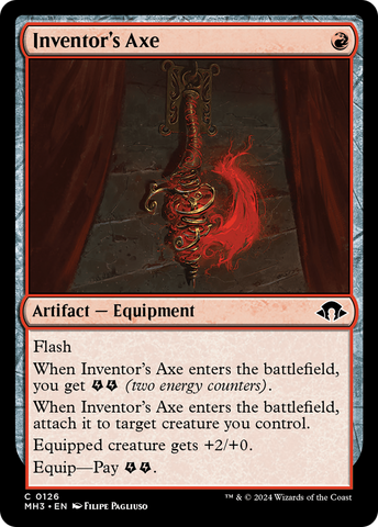{C} Inventor's Axe [Modern Horizons 3][MH3 126]