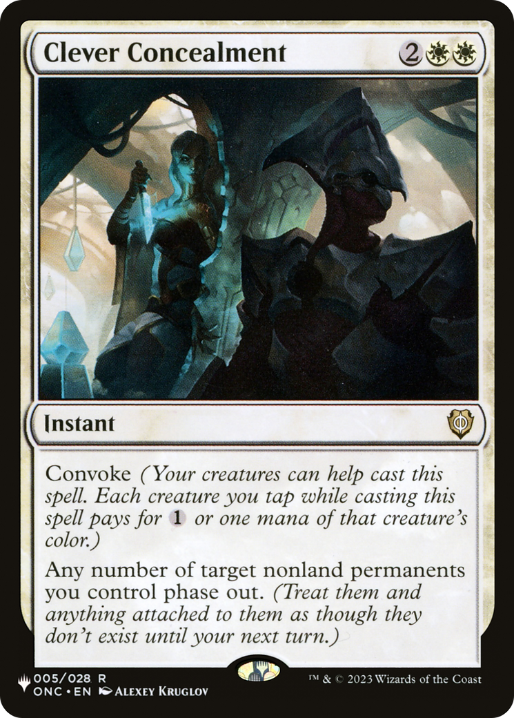 Clever Concealment [LIST 005/028]