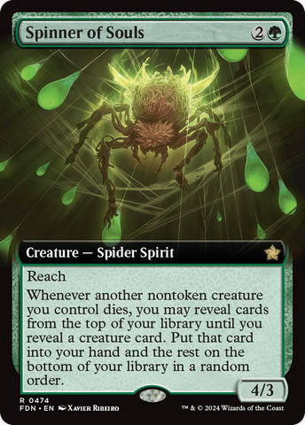 {@R} Spinner of Souls (Extended Art) [Foundations][FDN 474]