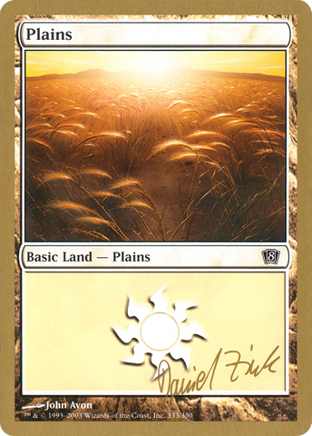 {B}[GB WC03 DZ333] Plains (dz333) (Daniel Zink) [World Championship Decks 2003]