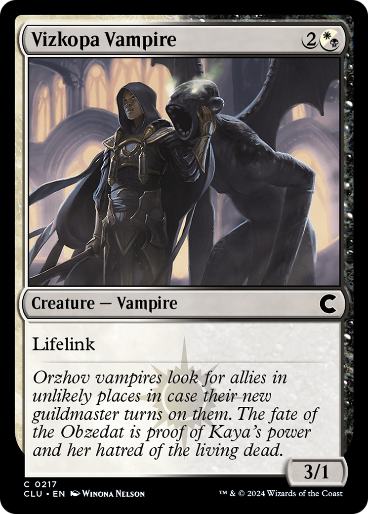 {C} Vizkopa Vampire [Ravnica: Clue Edition][CLU 217]