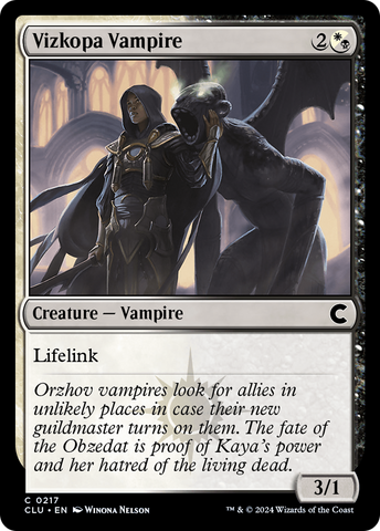 {C} Vizkopa Vampire [Ravnica: Clue Edition][CLU 217]