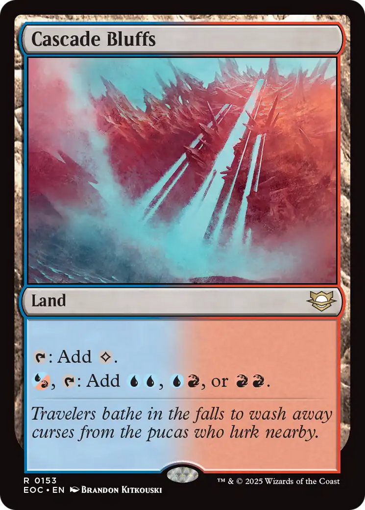 {R} Cascade Bluffs [Edge of Eternities Commander][EOC 153]